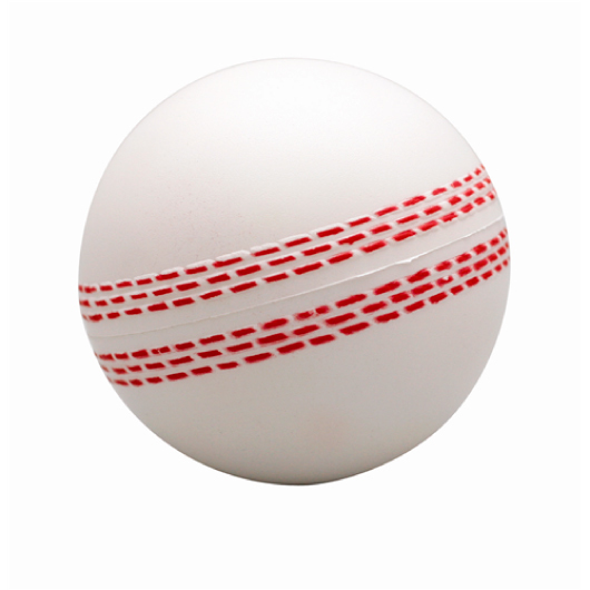 White Cricket Ball Stress Balls